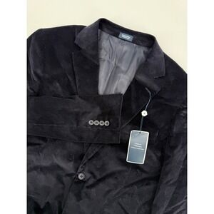 Saddlebred Corduroy Jacket Mens‎ 42R Navy Blue Blazer Sport Coat Classic NEW